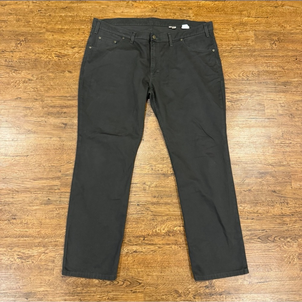 Bills Khakis USA Green Casual Slim Fit 5‎ Pocket Chino Pants Trouser Men's 40x30
